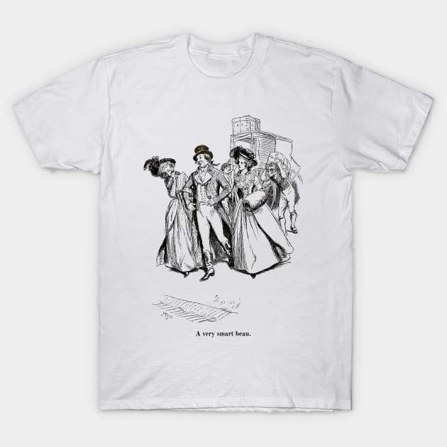 Sense and Sensibility Jane Austen A Very Smart Beau T-Shirt by buythebook86